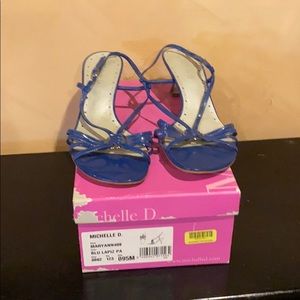 Michelle D Kitten Heel Sandals